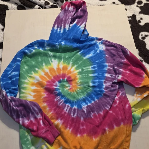 Multicolor Tie-Dye Hoodie - Picture 7 of 7